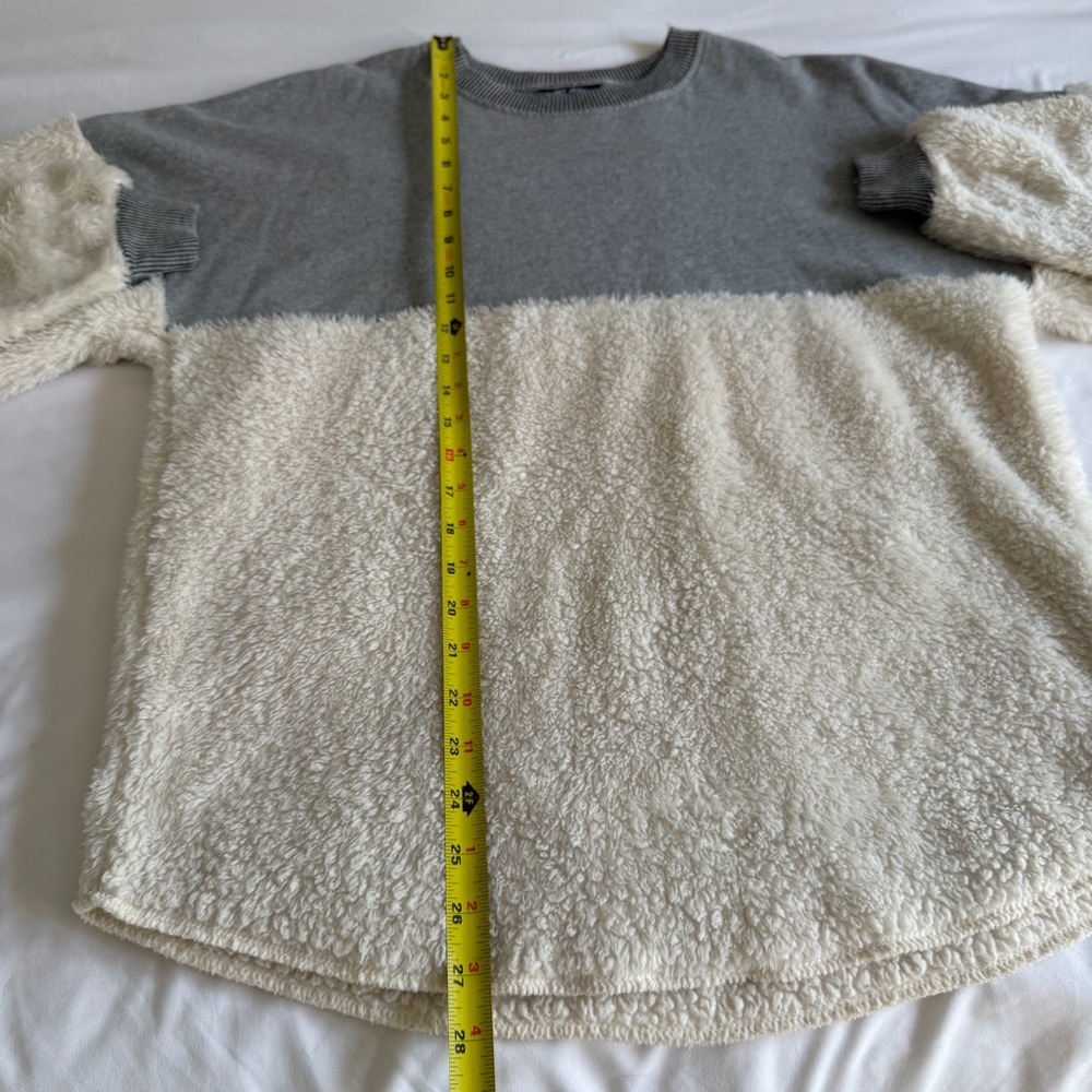 Spirit Jersey Killington Vermont Sherpa Gray White Sweatshirt Apres Ski - Picture 13 of 14